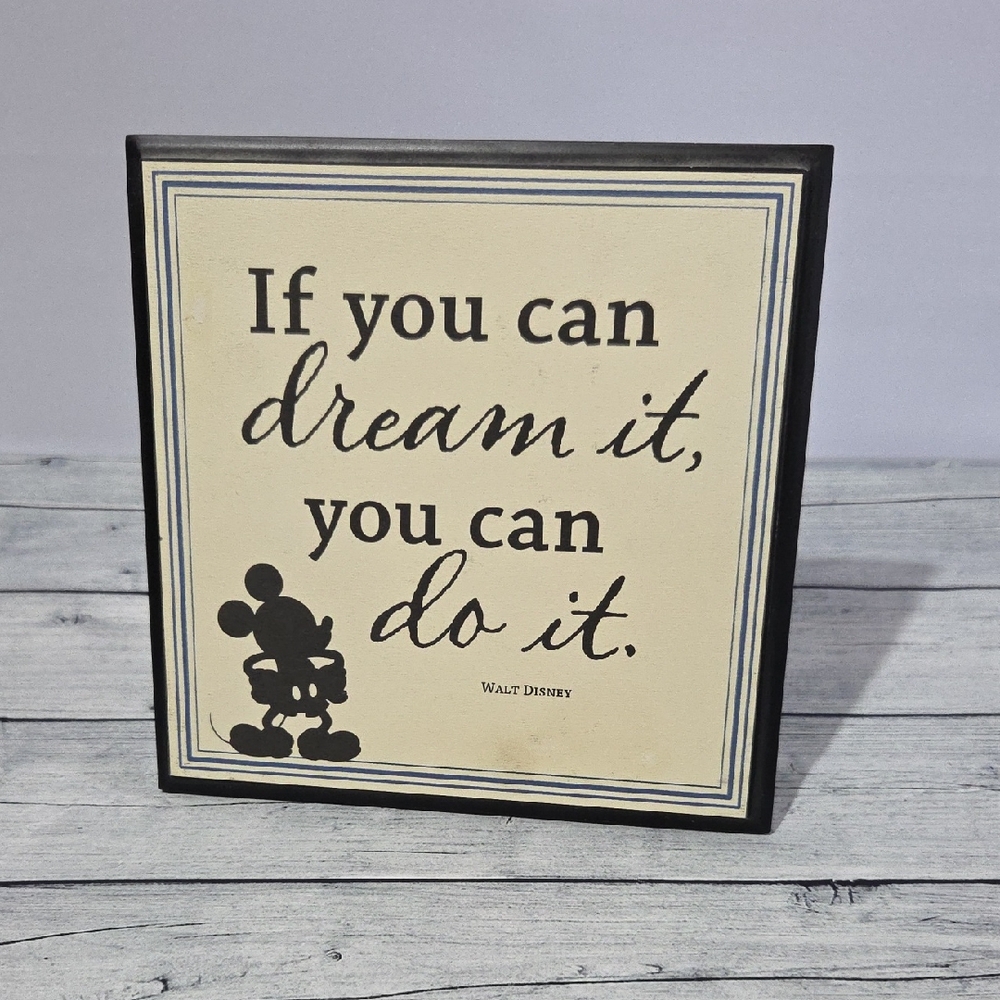 Hallmark Disney Mickey Mouse Quote Sign